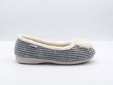 4012 Bailarina punto katy pom-pom gris