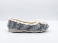 4012 Bailarina punto katy pom-pom gris