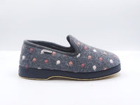 4601 Confortable fieltro bordado gris