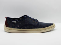 Blucher suede picado marino