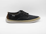 Blucher suede picado gris