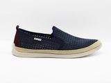 Slip-on suede picado marino