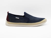 Slip-on suede picado marino
