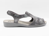 Sandalia elásticos macao gris