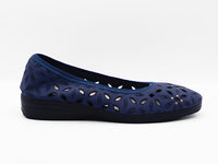 Salón ribete elástico suede jeans