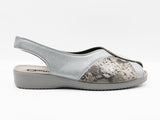 Sandalia cruzada kendra gris