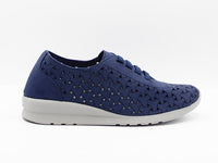 Deportivo cordones elásticos suede jeans