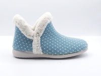 9617 Botín lullabee cuello pelo azul